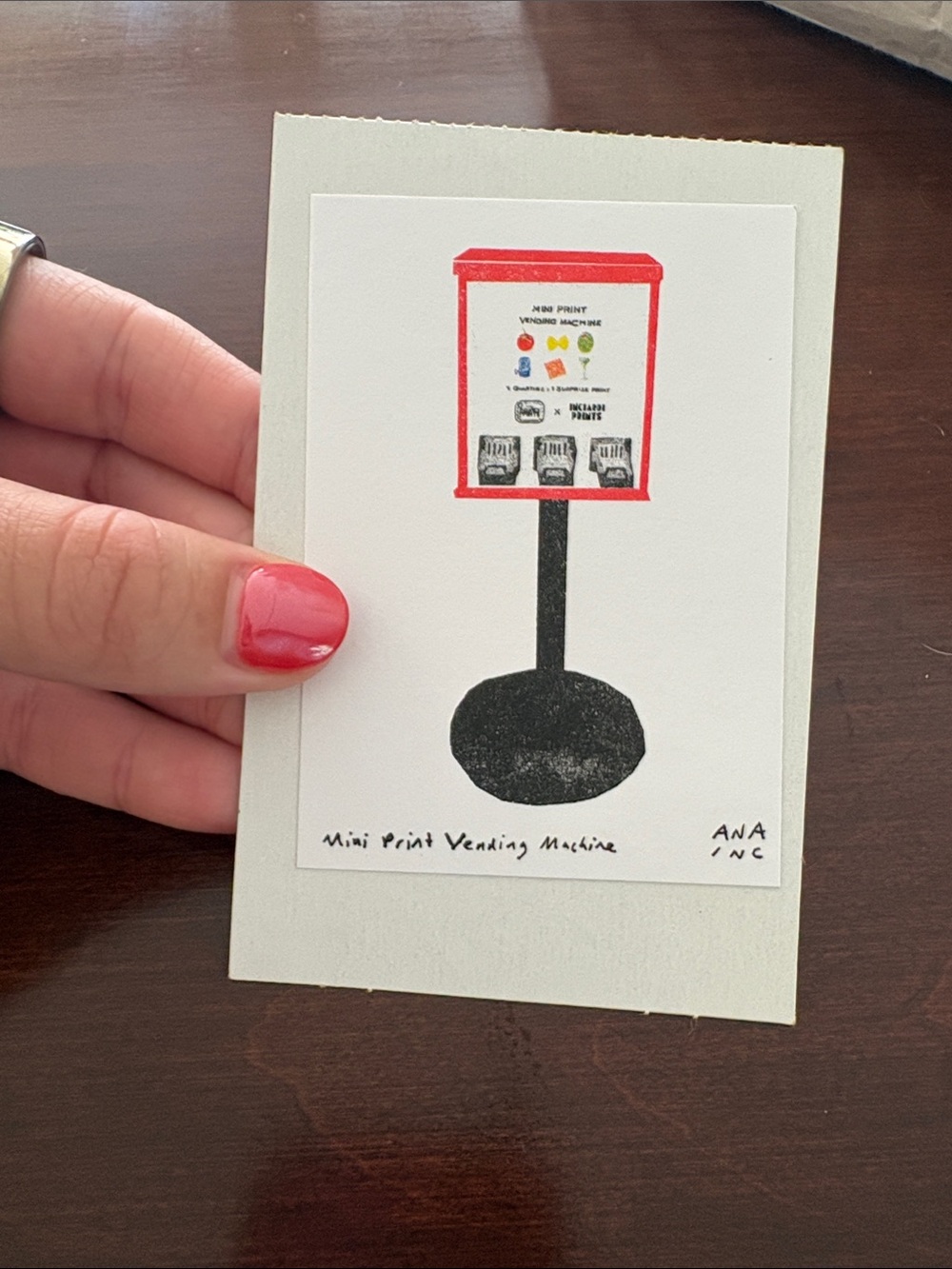 Anastasia Inciardi Mini Print Vending Machine
From Los Angeles CA